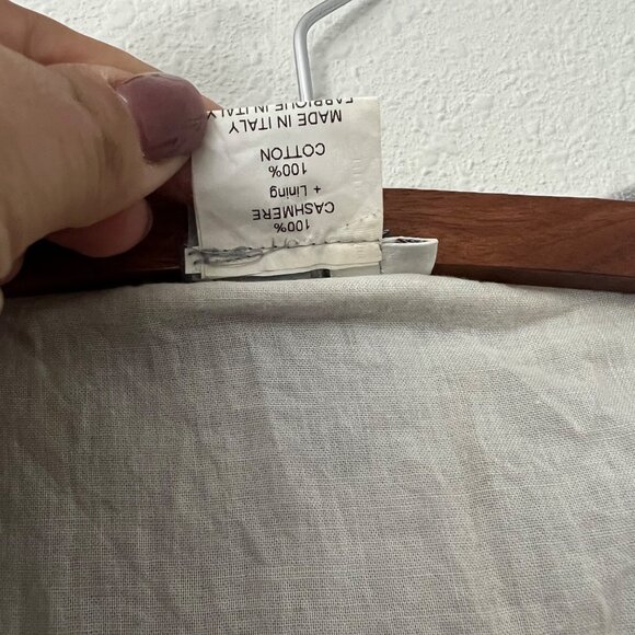 KristenseN Du Nord Gray Cashmere Lined Wrap Long Sleeve Cardigan Sweater Size 2 - Picture 2 of 7